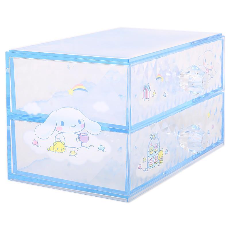 シナモロール 引き出しチェスト スタッキング可能 クリア 透明