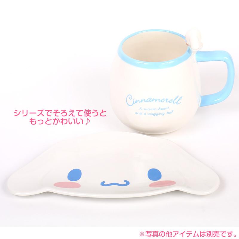 シナモロール フェイス形プレート お皿 食洗器可 電子レンジ可