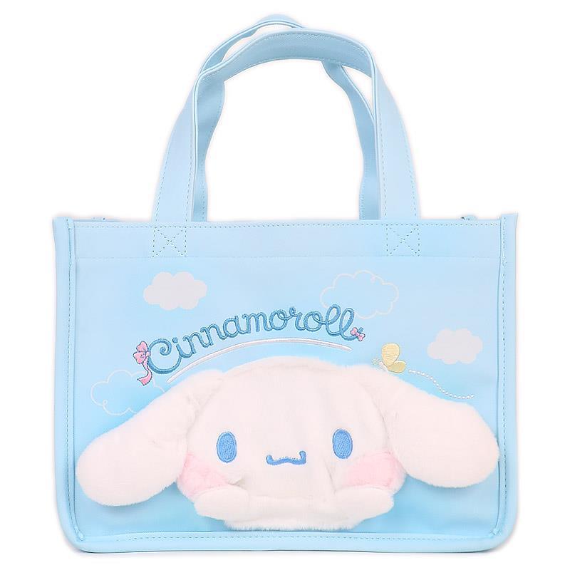 シナモロール 手提げバッグ ミニトート ほっぺぷにぷに サンリオ