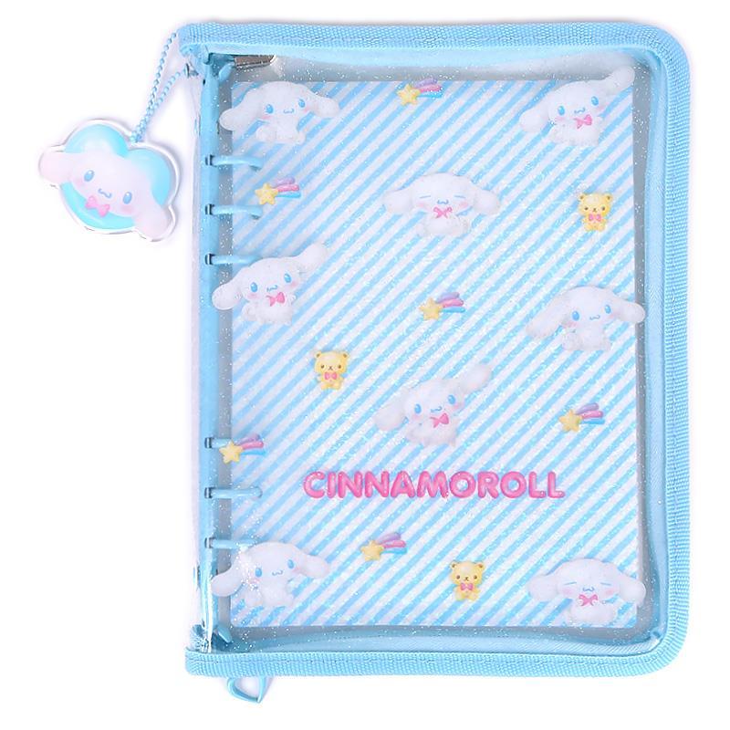 シナモロール クリアバインダー A5サイズ 6穴 クリアでぷっくり3D