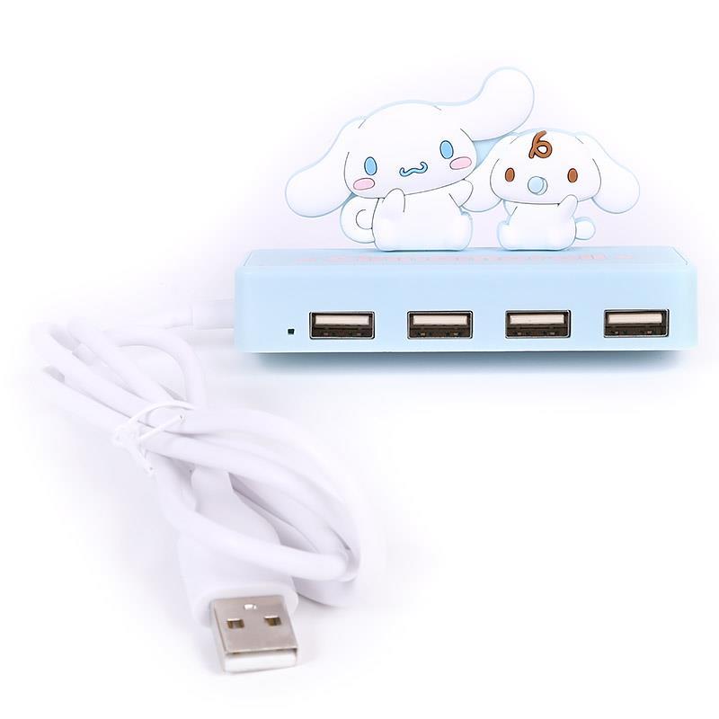 シナモロール USBハブ スリム 4ポート サンリオ sanrio キャラクター