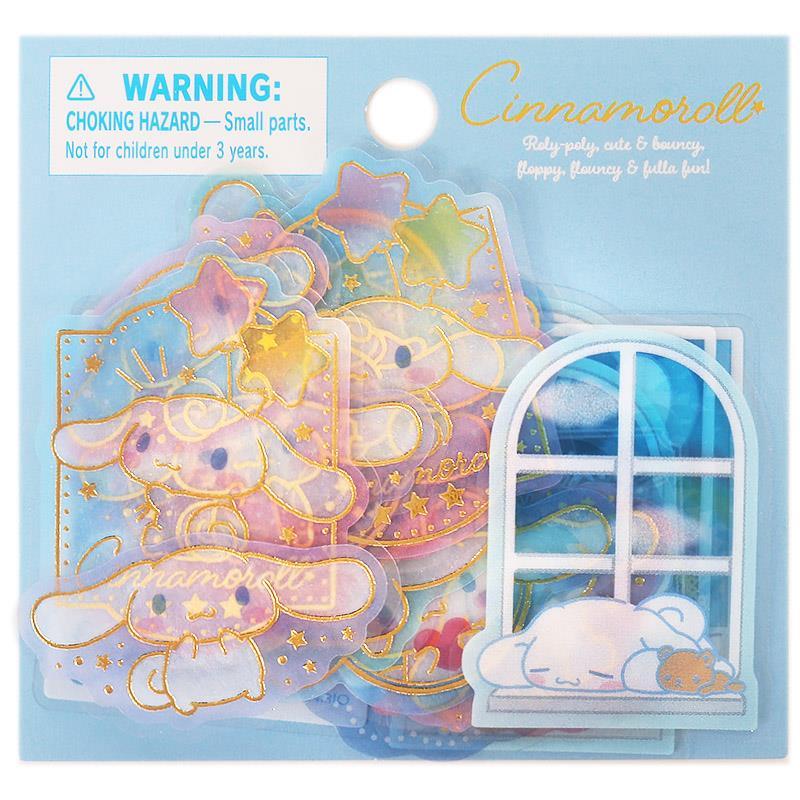 シナモロール ステッカーセット シール シンプルデザイン文具 サンリオ