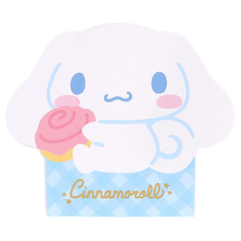 シナモロール キャラクター形メモ メモ帳 サンリオ sanrio