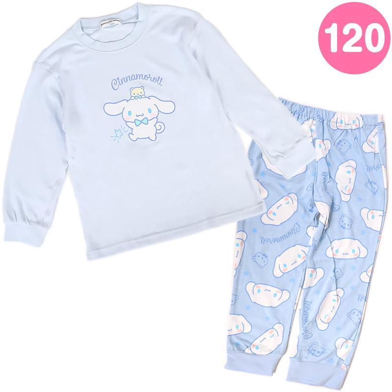 シナモロール キッズ長袖パジャマ 120cm ホシ 上下セット 女の子 子ども おしゃれ かわいい サンリオ sanrio キャラクター