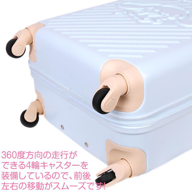 シナモロール キャリーケース キャリーバッグ 59L 360度回転 シナモロール キャリーケース キャリーバッグ 59L 360度回転