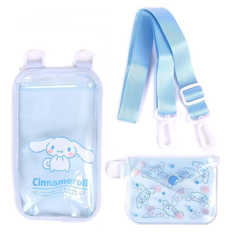 シナモロール おでかけショルダーバッグ ポーチ スマホポーチ ビニール