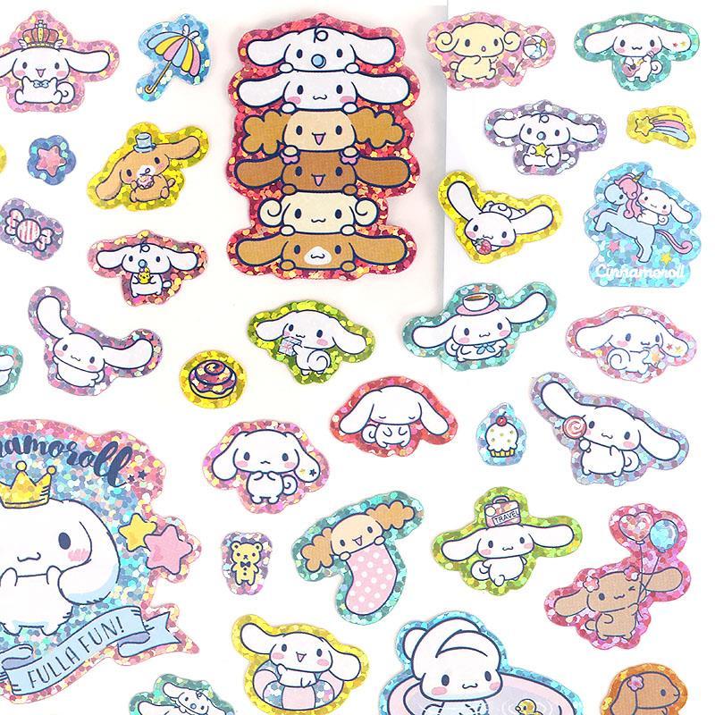 シナモロール 100ピースシール ホログラム キラキラ 100デザイン シナモロール 100ピースシール ホログラム キラキラ 100デザイン