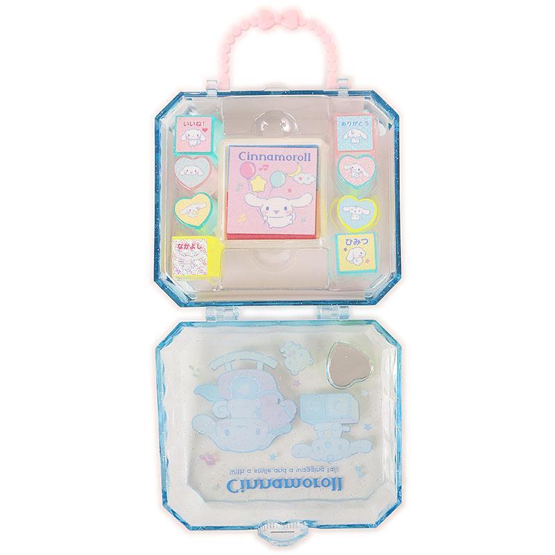 サンリオ　シナモロール　スタンプセット　メモ他オマケ付き！〜BOX1 sanrio（サンリオ） シナモロール 浸透印スタンプセット : 公式