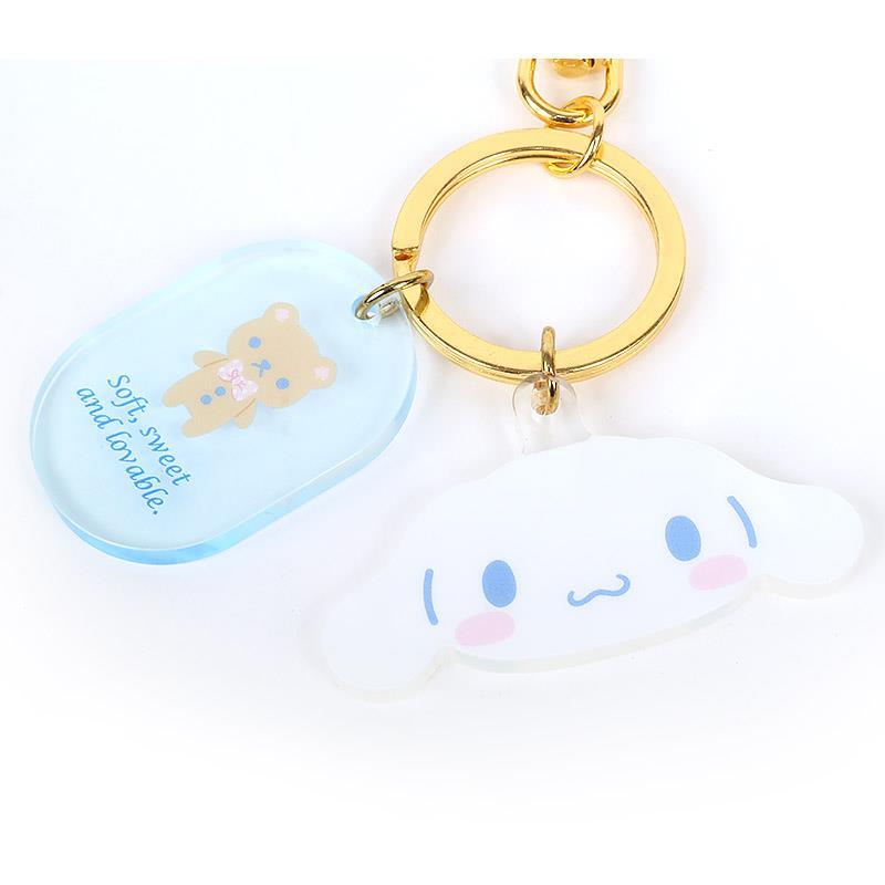 シナモロール キーホルダー フェイス形キーホルダー サンリオ sanrio
