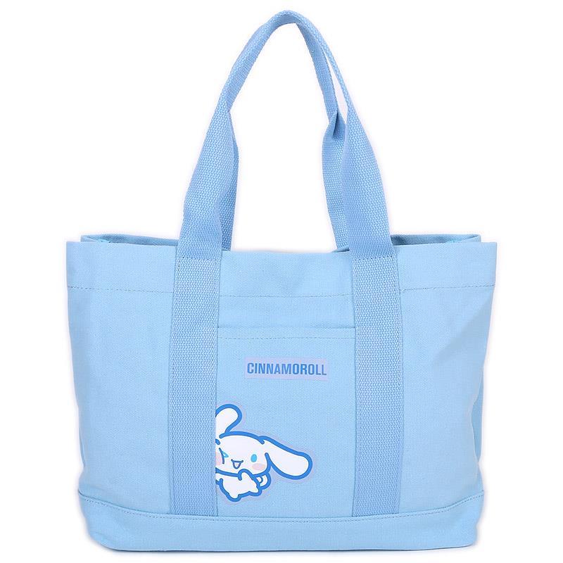 シナモロール 帆布仕切りトートバッグ A4サイズ対応 サンリオ sanrio