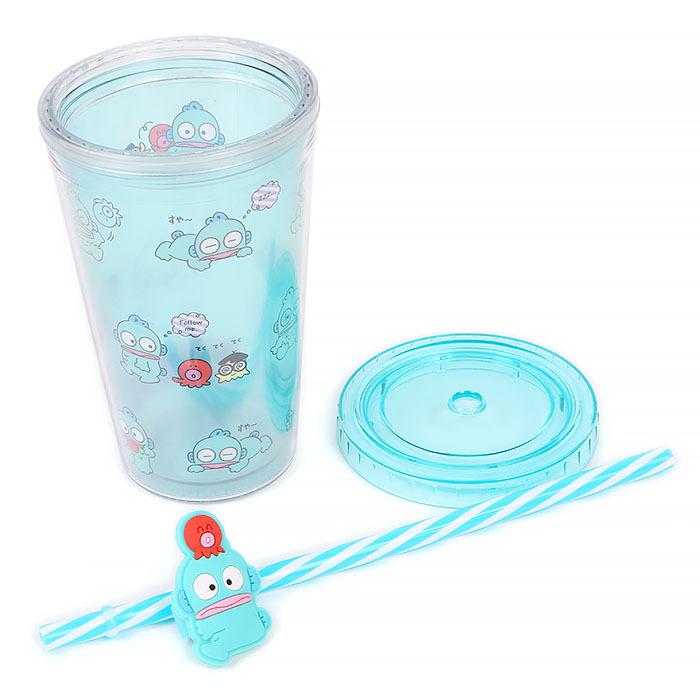 プラコップ ハンギョドン ストロー付きプラコップ タンブラー リラックス サンリオ Sanrio キャラクター Hg01 キャラクターズショップ キラキラ 通販 Yahoo ショッピング