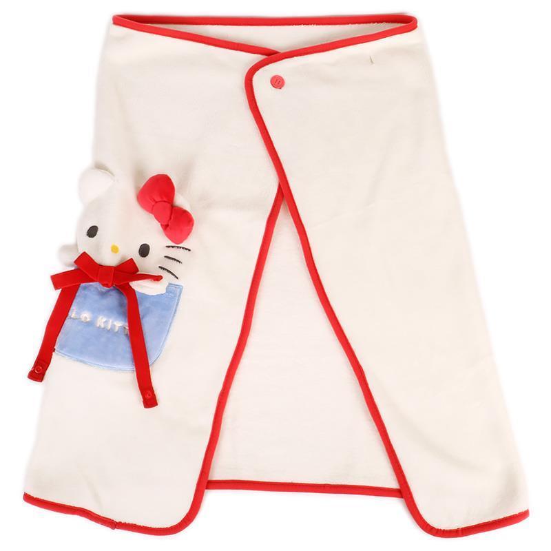 ハローキティ 2WAY ブランケット サンリオ非売品郵便局限定‼️ ハローキティ 2WAYブランケット ひざ掛け ケープ 毛布 あったか