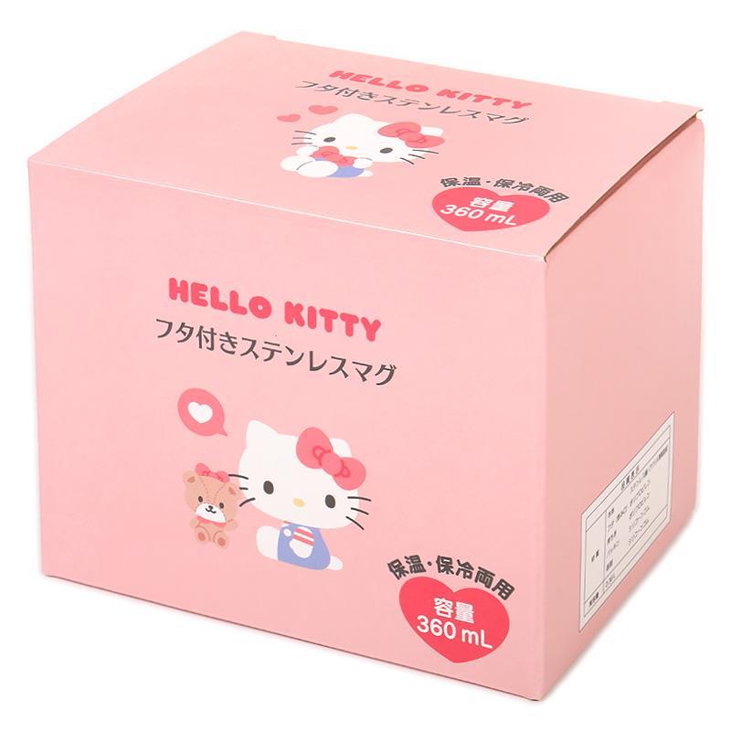 ハローキティ 蓋付きステンレスマグ 保温 保冷 360ml マグカップ
