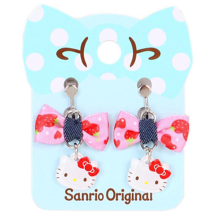 イヤリング ハローキティ デニム リボン キッズ 子供 可愛い おしゃれ サンリオ Sanrio キャラクター Kt01 キャラクターズショップ キラキラ 通販 Yahoo ショッピング