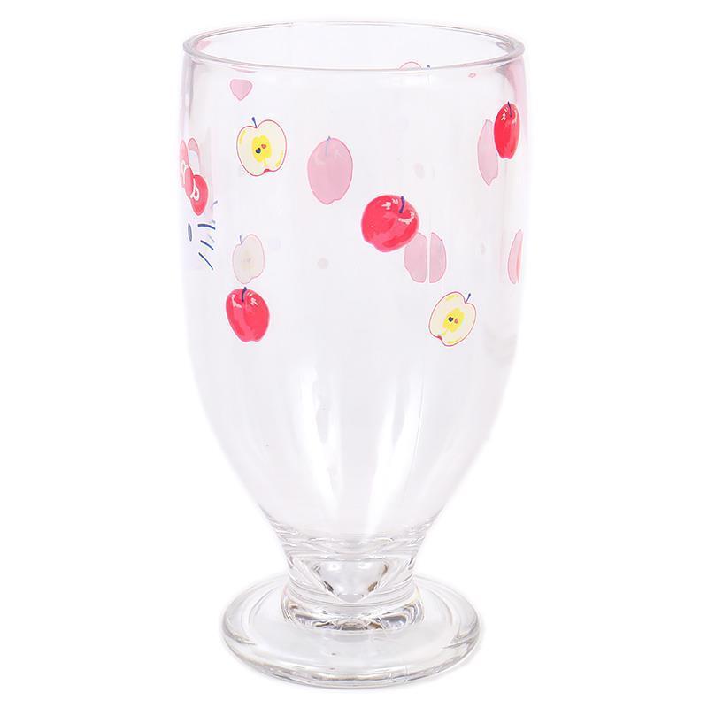 ハローキティ 足つきコップ 割れにくい 樹脂製 フルーツ柄