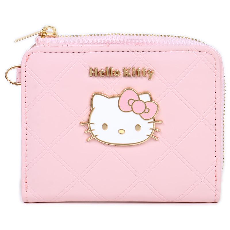ハローキティ 財布 二つ折りウォレット ピンク おしゃれ かわいい