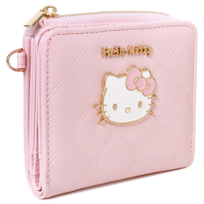ハローキティ 財布 二つ折りウォレット ピンク おしゃれ かわいい