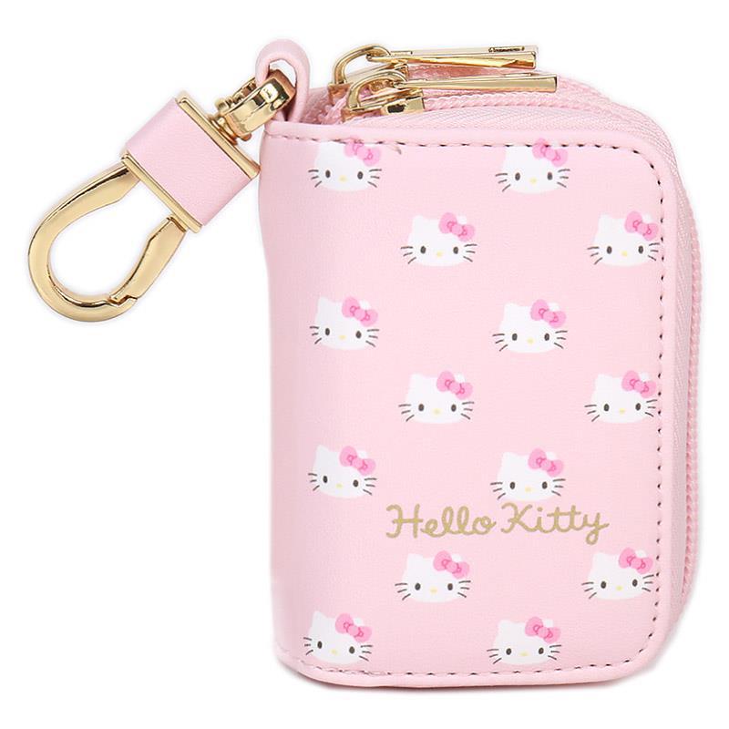 ハローキティ ダブルキーケース スマートキー 車 鍵 レディース 女性