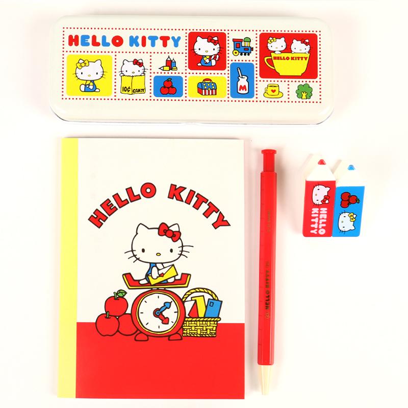 ハローキティ お道具箱＆文具セット 5点セット ステーショナリーセット