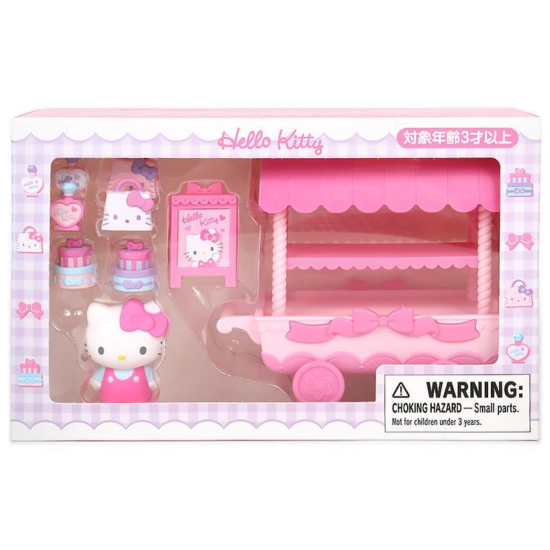 ハローキティ ドール＆ワゴン ままごと お店屋さんごっこ ドールハウス