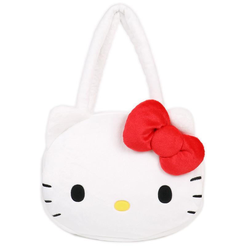 ハローキティ フェイス形トートバッグ ぬいぐるみみたい サンリオ