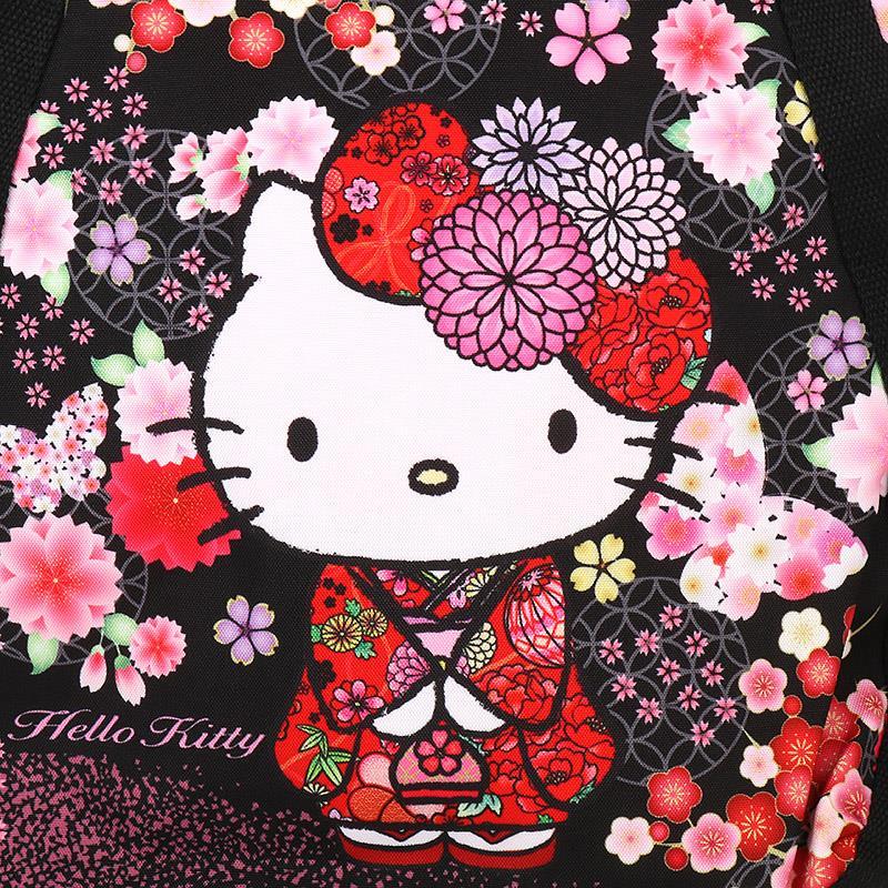ハローキティ バルーンバッグ トートバッグ 桜蝶 和柄 マザーバッグ