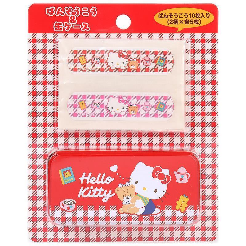 ハローキティ 絆創膏＆缶ケース ばんそうこう 身の回り雑貨 いつまでも