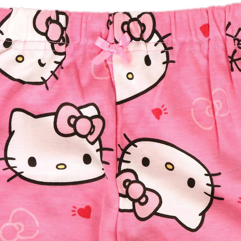 ハローキティ キッズ長袖パジャマ 90cm ハート 上下セット 女の子