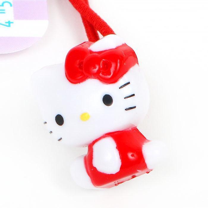 ハローキティ ヘアゴム マスコットヘアゴムS(ハート) レッド 髪