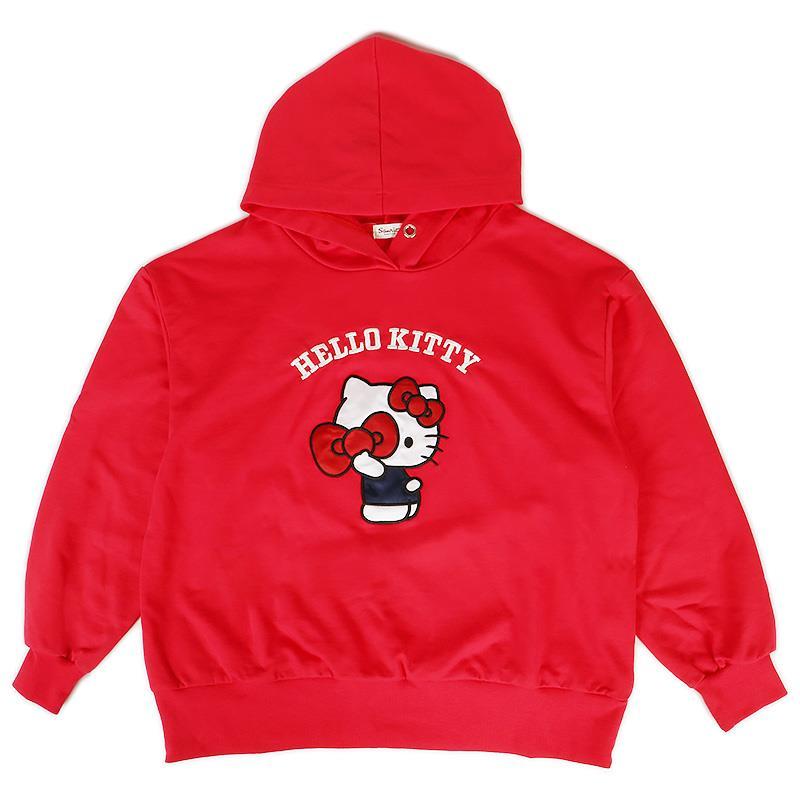 ハローキティ パーカー ゆったり レディース 女子 大人 シンプル