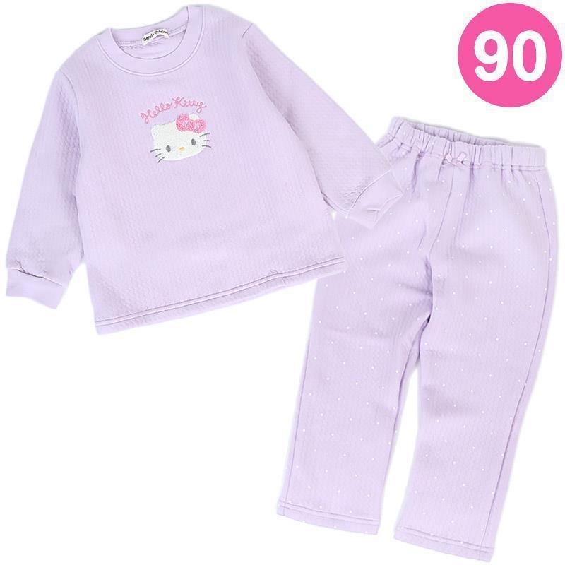ハローキティ パジャマ キッズキルトパジャマ 90cm ルームウェア 秋冬