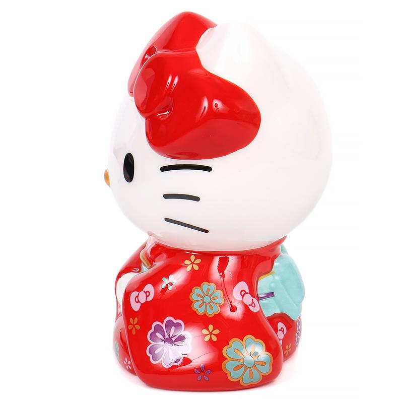 ハローキティ 貯金箱 着物 縁起良い サンリオ sanrio キャラクター