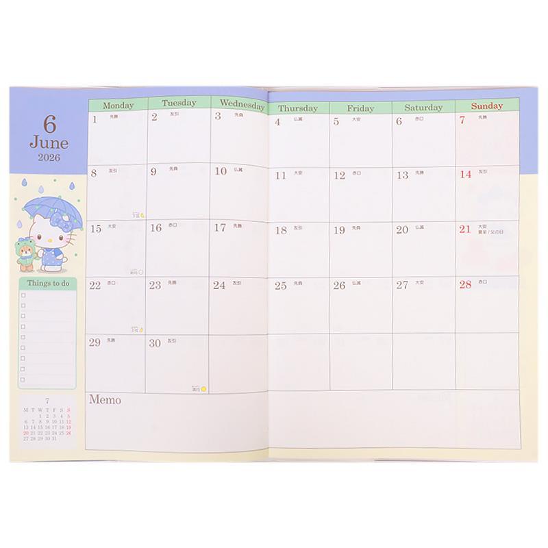 ハローキティ 手帳 A5 デイトブック スケジュール帳 ダイアリー