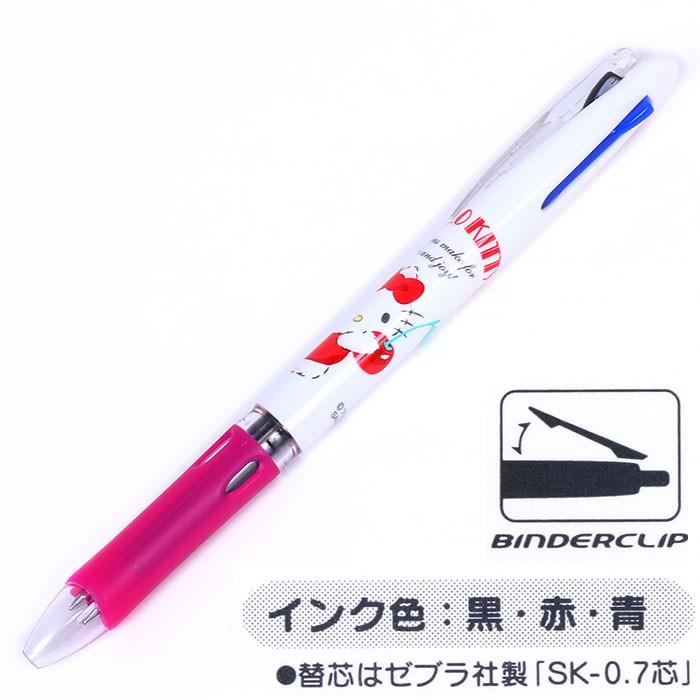 ハローキティ クリップ オン スリム 3色ボールペン 油性 Clip On Slim 日本製 サンリオ Sanrio キャラクター キュートなステーショナリー特集 Kt01 キャラクターズショップ キラキラ 通販 Yahoo ショッピング