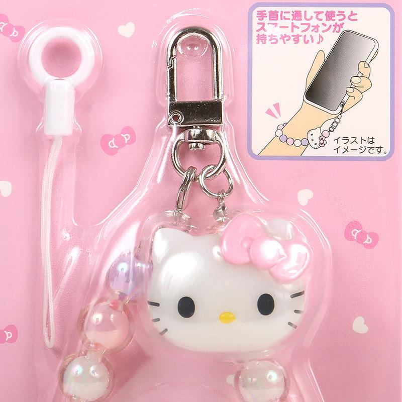 ハローキティ ビーズハンドストラップ スマホ 携帯 サンリオ sanrio