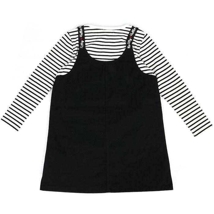 重ね着風ワンピース ハローキティ 130cm 可愛い 春 秋 冬 サンリオ Sanrio キャラクター キャラクター 秋冬キッズファッション特集 Kt01 キャラクターズショップ キラキラ 通販 Yahoo ショッピング