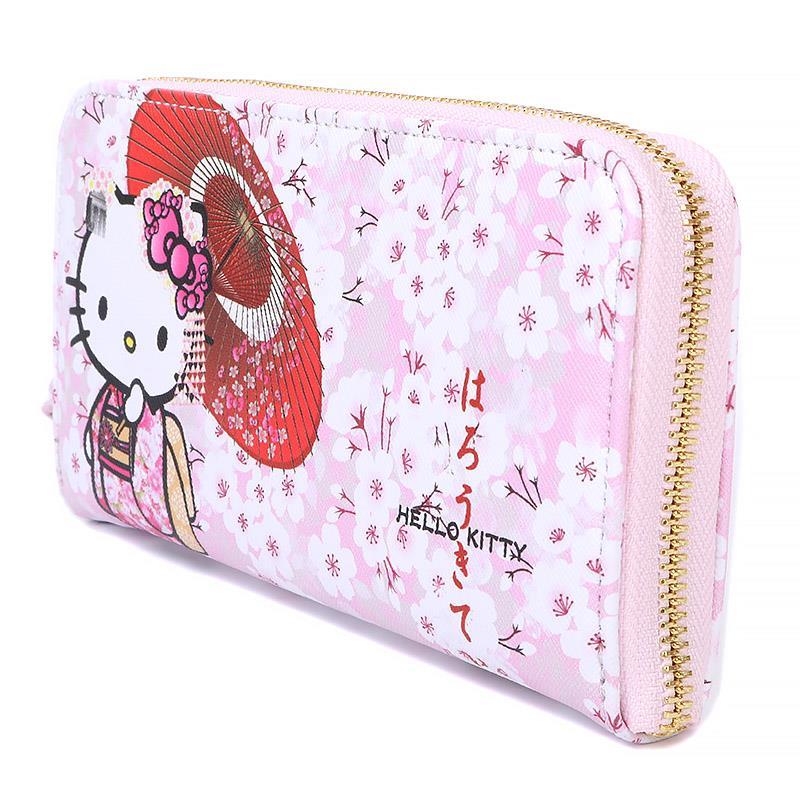 ハローキティ 長財布 ウォレット 桜和傘 和風 さくらわがさ ハローキティ 長財布 ウォレット 桜和傘 和風 さくらわがさ