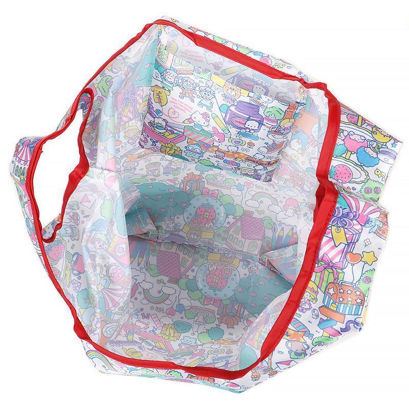 ハローキティ エコバッグ 折りたたみ コンパクトサイズ ミニ 復刻版