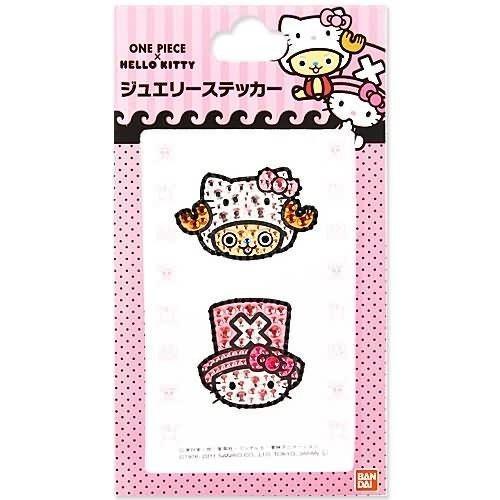 ハローキティ ×ワンピース ジュエリーステッカー チョッパーキティ