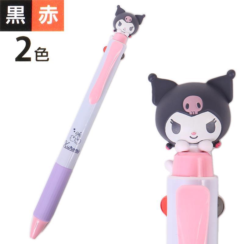 クロミ 2色ボールペン マスコット付き エナージェル ぺんてる サンリオ