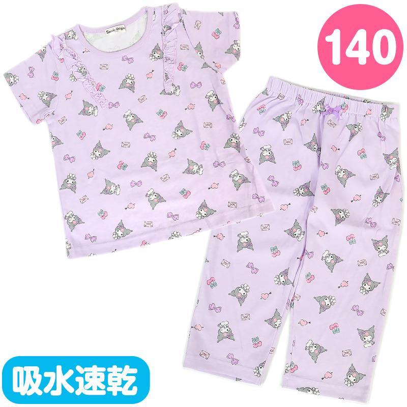 クロミ キッズ半袖パジャマ 140cm 上下セット 春 夏 秋 女の子 子ども キッズ サンリオ sanrio キャラクター