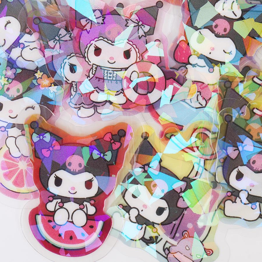 クロミ 夏シール シールセット ドリンク オーロラホログラム加工
