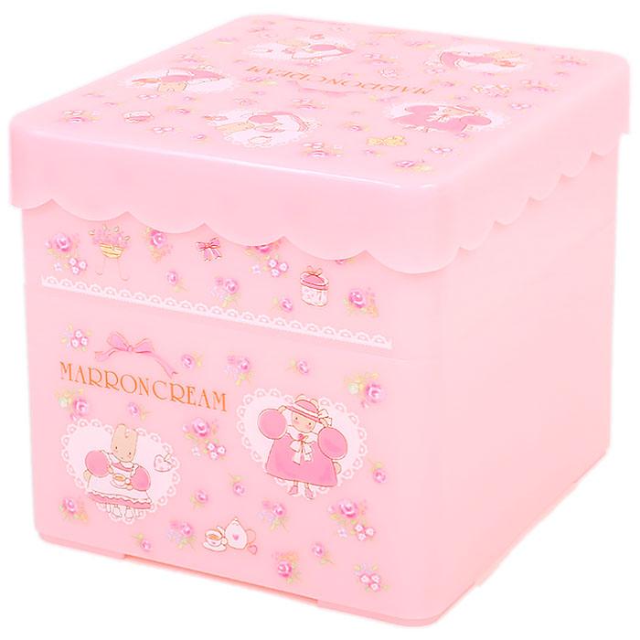 トレイ付き収納ボックス マロンクリーム プラ 小物入れ 小物収納 かわいい インテリア サンリオ Sanrio キャラクター キャラクター かわいいイ Ma01 キャラクターズショップ キラキラ 通販 Yahoo ショッピング