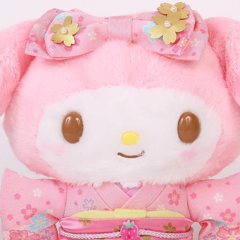 マイメロディ ぬいぐるみ 着物 和風 豪華な和柄の着物シリーズ