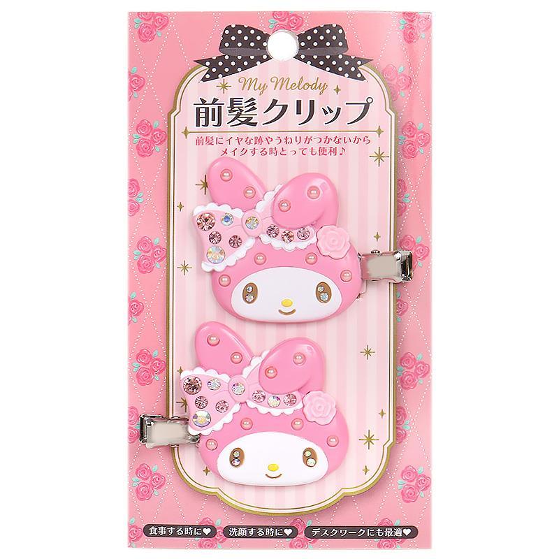マイメロディ 前髪クリップ デラックス DX 2個セット ヘア マイメロディ 前髪クリップ デラックス DX 2個セット ヘア