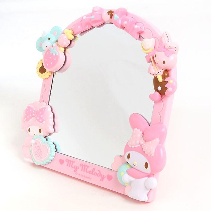 スタンドミラー マイメロディ 壁掛け 卓上ミラー 鏡 2wayミラー デコレーションミラー キャラクター 新生活シリーズ Mm01 1687 キャラクターズショップ キラキラ 通販 Yahoo ショッピング
