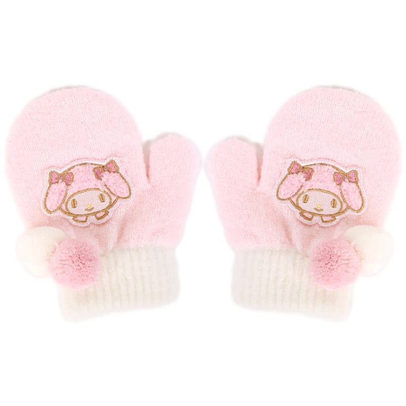 マイメロディ キッズのびのびミトン あったか 手袋 おしゃれ かわいい