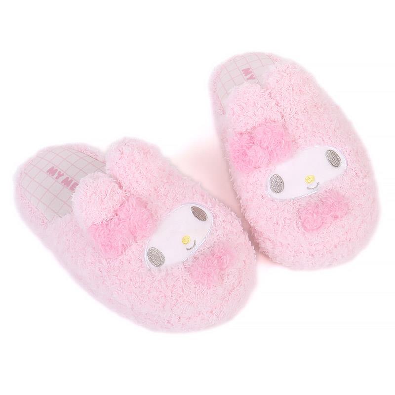 マイメロディ キッズフェイス形スリッパ 子ども 女の子 かわいい