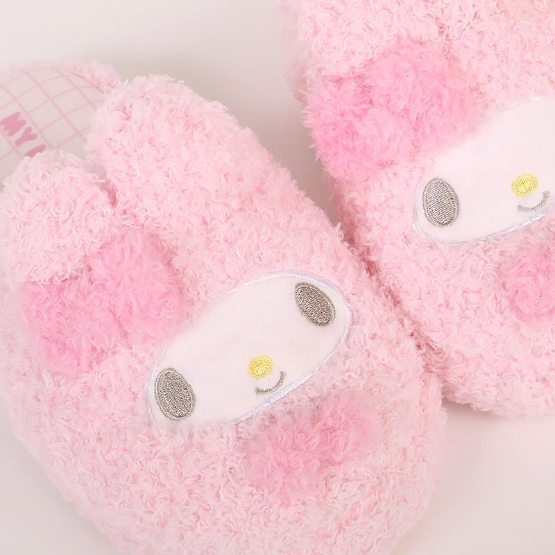 マイメロディ キッズフェイス形スリッパ 子ども 女の子 かわいい