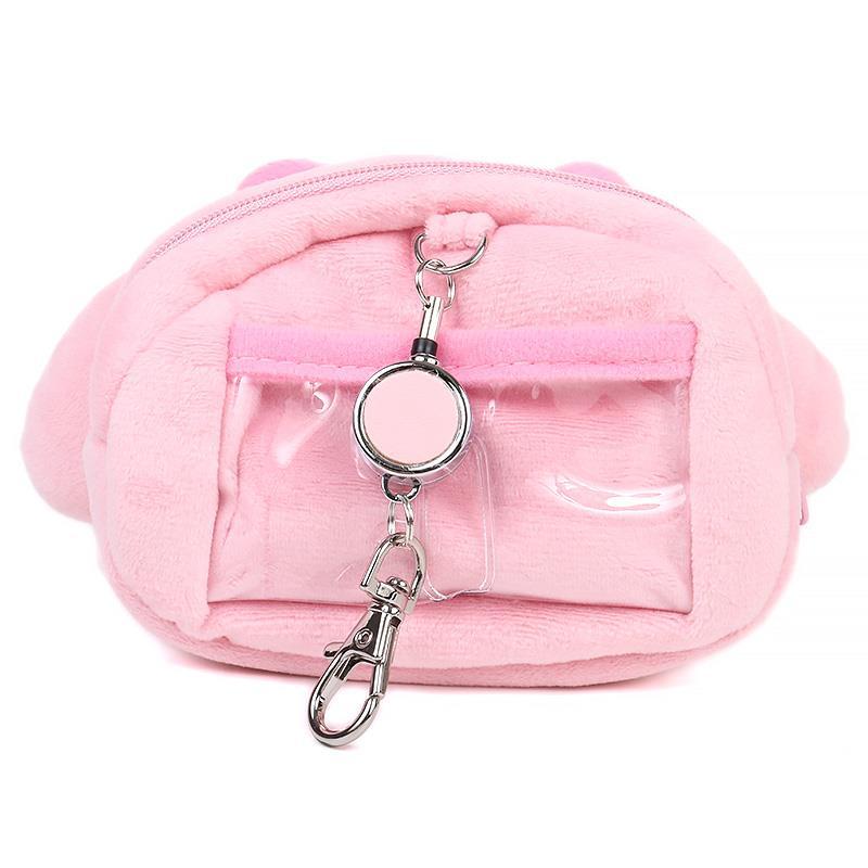 マイメロディ フェイス形パスケース＆ポーチ 定期入れ 小物入れ